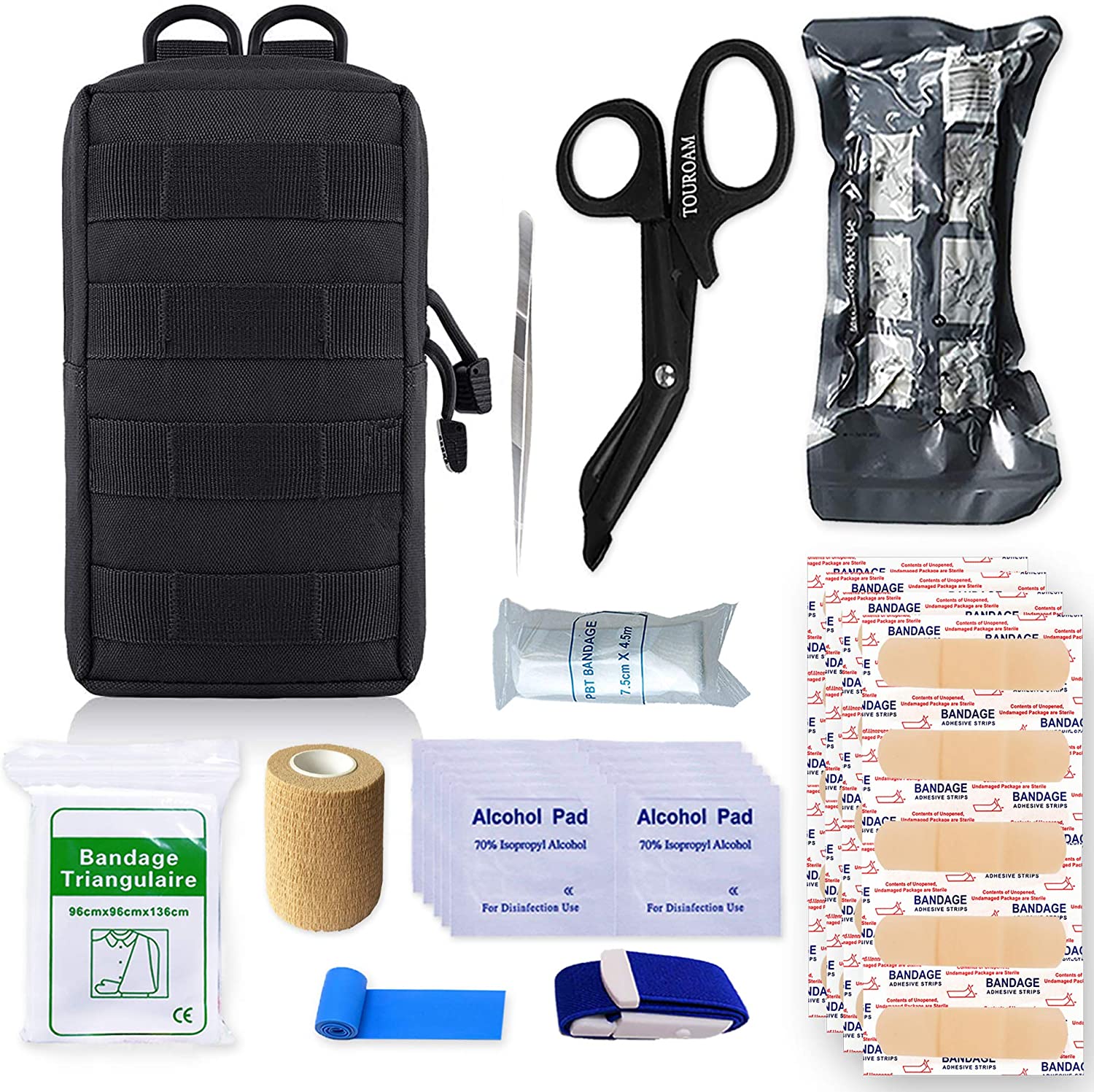 Emergency Kit Outdoor Multifunction Camping Gear Survival Kit First Aid Kit  Sos Emergency Medical Kit Trauma Bag Molle Pouch - Safety & Survival -  AliExpress