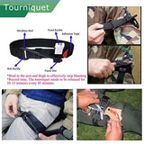 Trauma Medical First Aid Kit Tactical IFAK Molle Survival Bag Military Combat Tourniquet,Israeli Bandage,Emergency Pouch SOS Tool Kit for Kayak Camping Sports