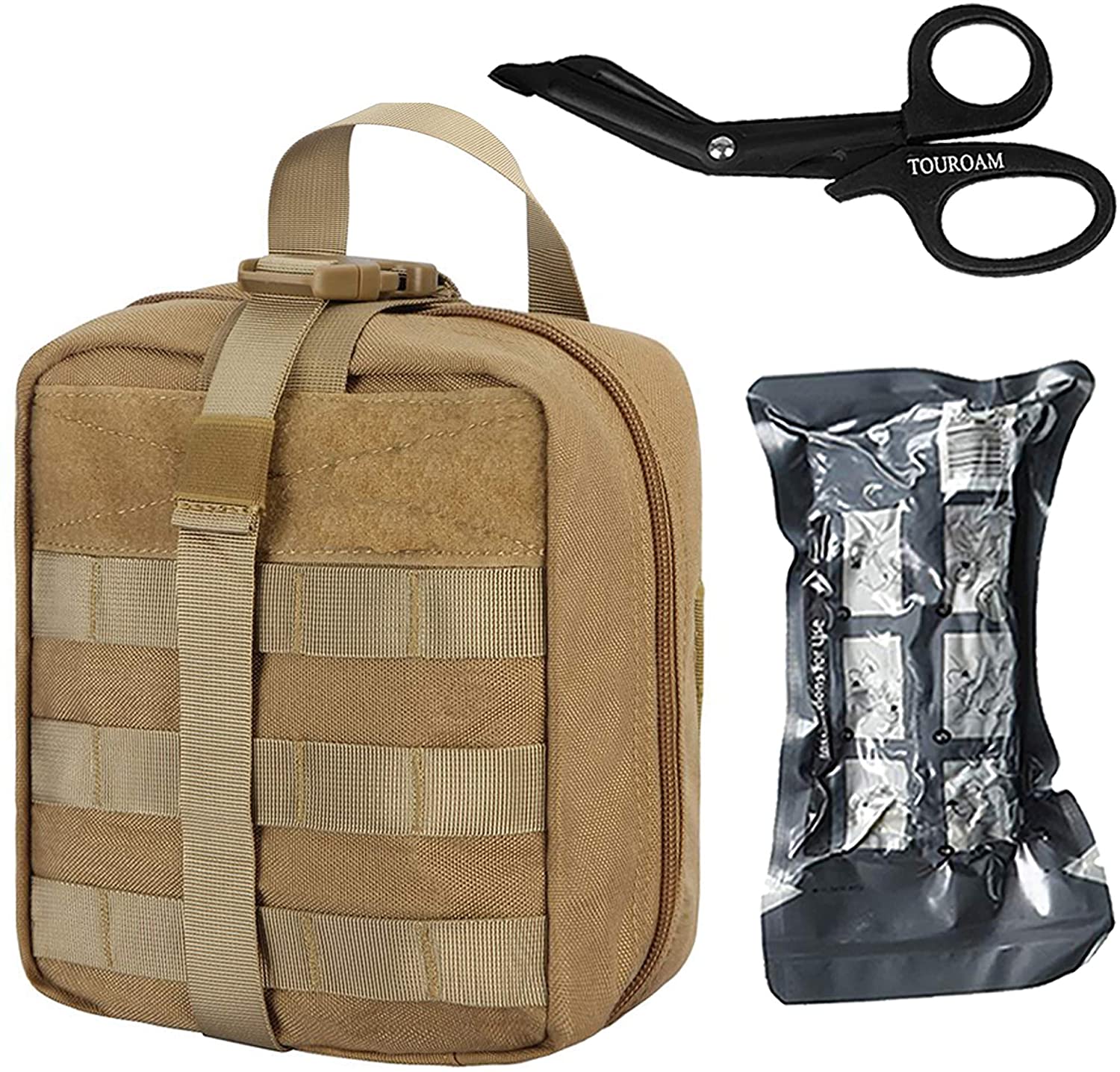 Tactical MOLLE Admin Pouch First Aid Kit-Emergency Survival