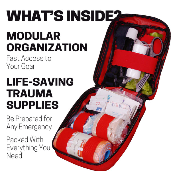 Trauma Kit 実物 IFAK Trauma IFAK Kit – Emergency Response Essentials — ViTAC