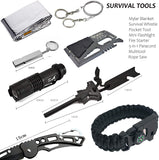 Emergency Survival Trauma Kit - IFAK First Aid Outdoor Stuff Molle System Hurricane Preparedness Bug Out Bag for Car Camping Kyak Mountain Car Earthquake