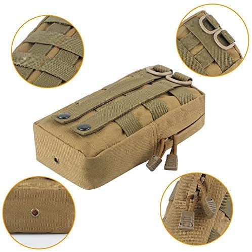  Small Compact IFAK Med Trauma Kit for Everyday Carry, Tactical  First Aid Kits Belt or MOLLE Attach, Medical Kit Belt Vest Emergency EMT  Car Camping Hiking (BK Camo) : Sports 