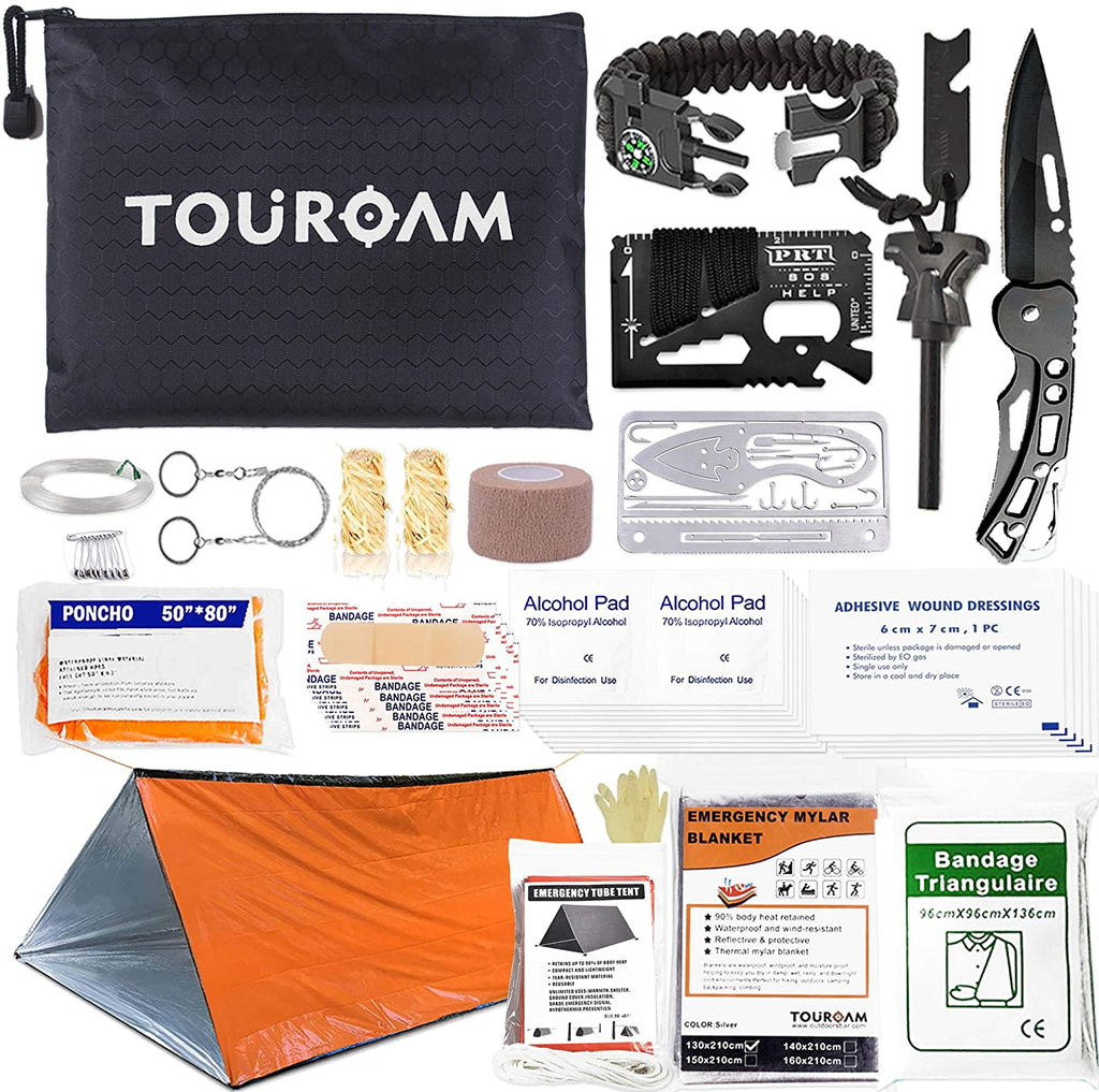 Outdoor First Aid Survival Kit for Adventure Camping Hiking