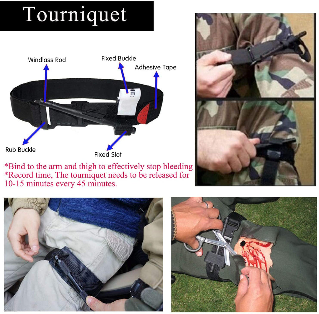 Emergency Survival Kits, Tactische Militaire Trauma Ehbo-kit, molle Emt Ifak Pouch Outdoor Gear Tourniquet Bandage Bloeden Control Kit Voor Camping Wandelen Jacht Reizen Auto Avonturen (Bruin Emergency Survival Kits, Tactische Militaire Trauma Ehbo-kit, molle Emt Ifak Pouch Outdoor Gear Tourniquet Bandage Bloeden Control Kit Voor Camping Wandelen Jacht Reizen Auto Avonturen (Bruin